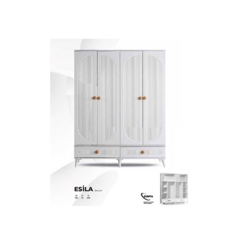 Esila 4 Kapılı Gardrop