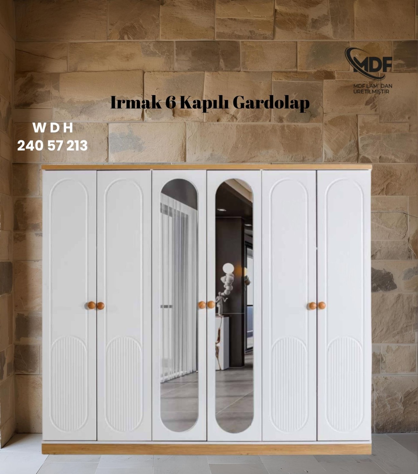 6 Kapılı Gardolap