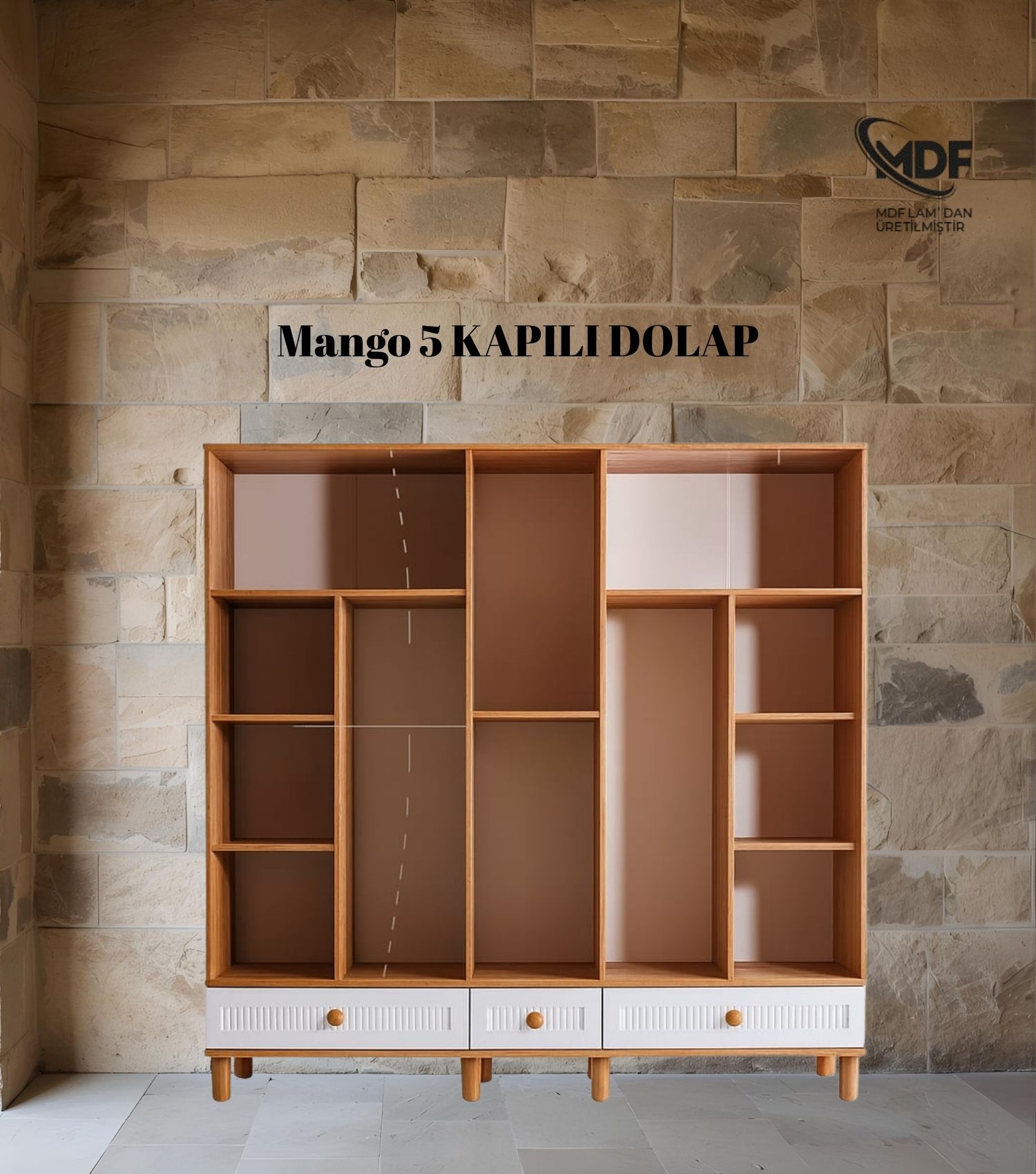 Mango 5 Kapılı Gardolap / Dolap
